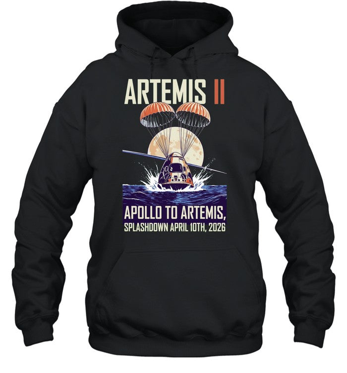 NASA Artemis II Astronauts Splashdown Unisex T-Shirt