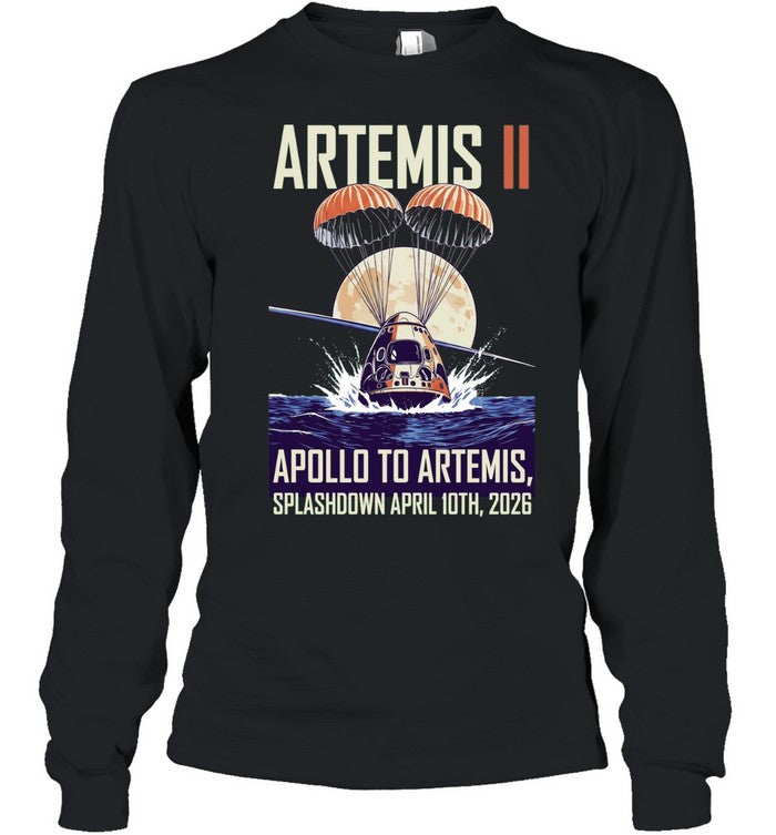 NASA Artemis II Astronauts Splashdown Unisex T-Shirt