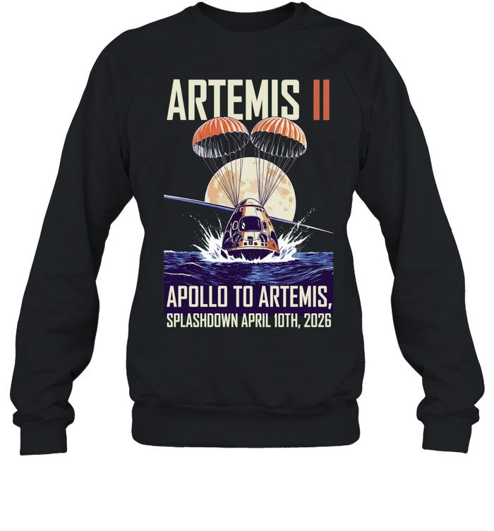 NASA Artemis II Astronauts Splashdown Unisex T-Shirt