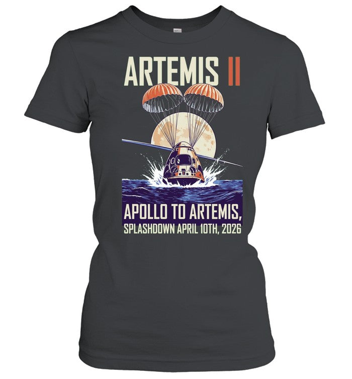 NASA Artemis II Astronauts Splashdown Unisex T-Shirt
