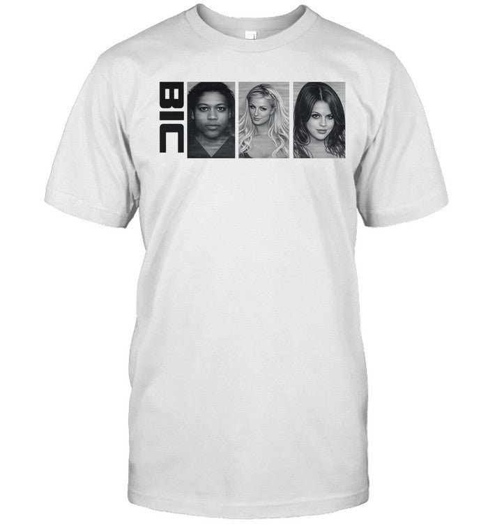 Bic pen company logo with celebrity faces Unisex T-Shirt
