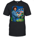 Bob Ross painting landscape painter artist Unisex T-Shirt