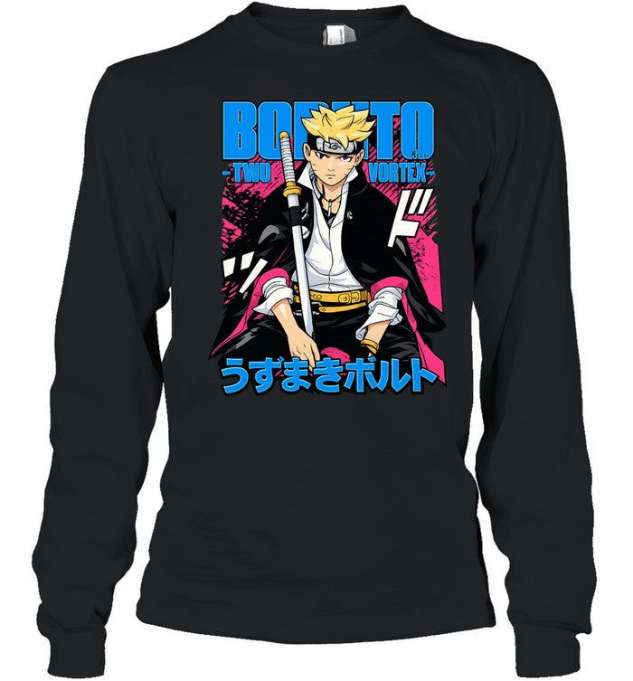 Boruto Two Blue Vortex Uzumaki Boruto Anime Manga Japanese Unisex T-Shirt