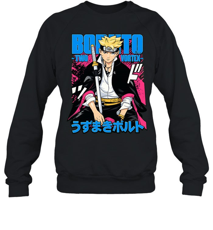 Boruto Two Blue Vortex Uzumaki Boruto Anime Manga Japanese Unisex T-Shirt