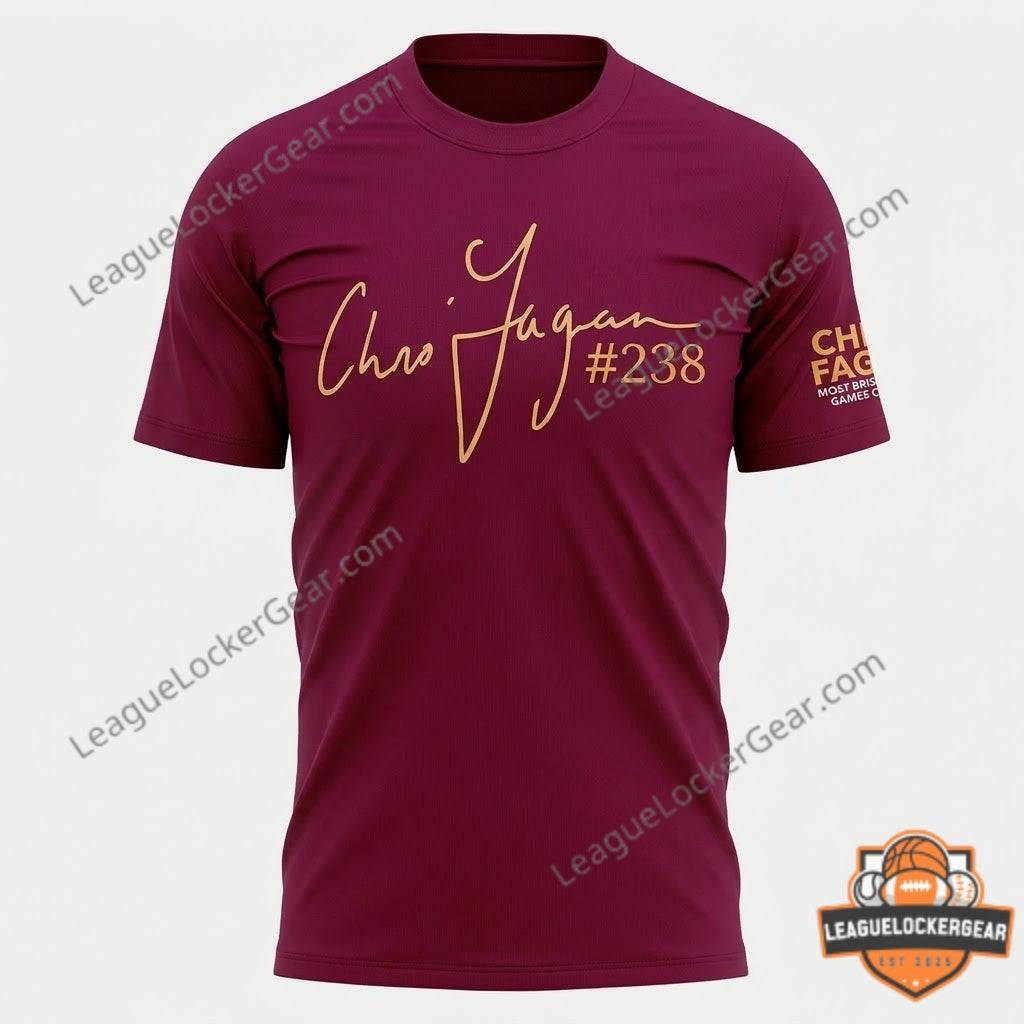 Brisbane Lions Chris Fagan Milestone #238 T-Shirt