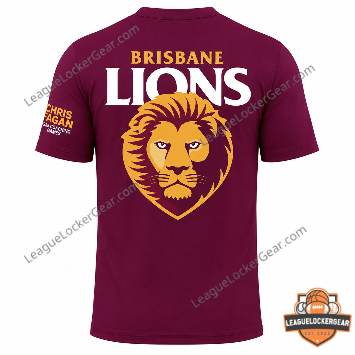 Brisbane Lions Chris Fagan Milestone #238 T-Shirt
