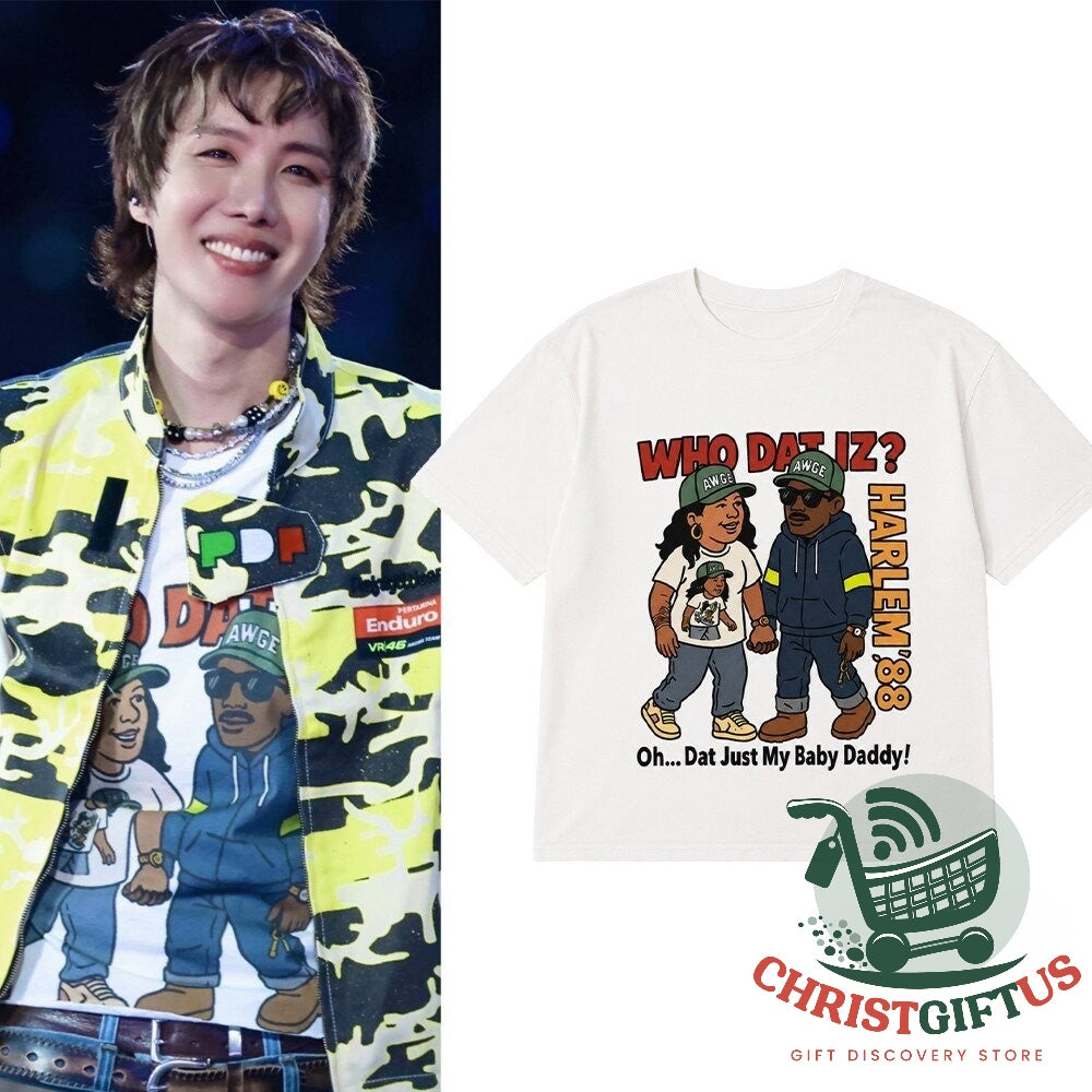 BTS J-Hope AWGE x ASAP Rocky Harlem 88 Who Dat Iz T-Shirt