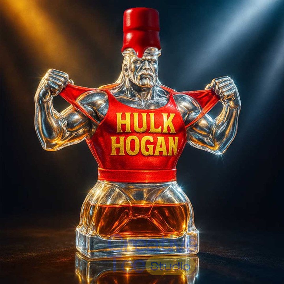 Hulk Hogan 1953-2025 Memorial Whiskey Bottle