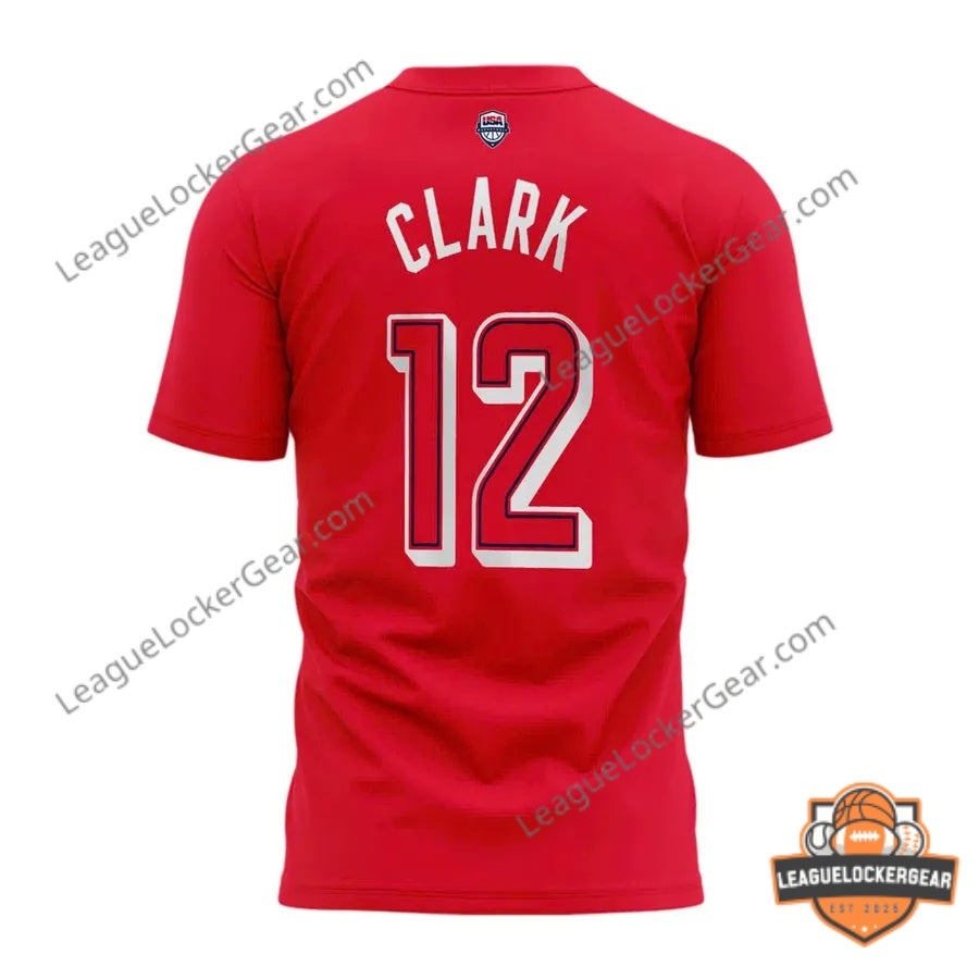 Caitlin Clark USA Basketball Tribute T-Shirt