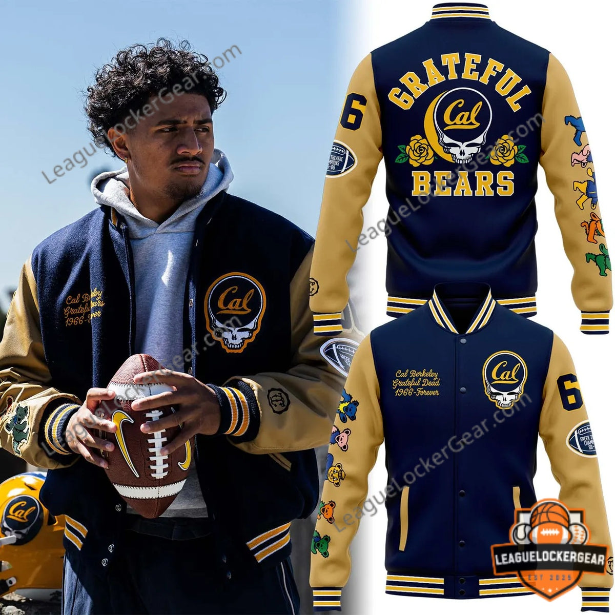California Golden Bears Grateful Dead 1966-Forever Jacket