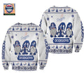 Christmas Gnomes Dodgers Ugly Sweater Christmas 3D Sweater