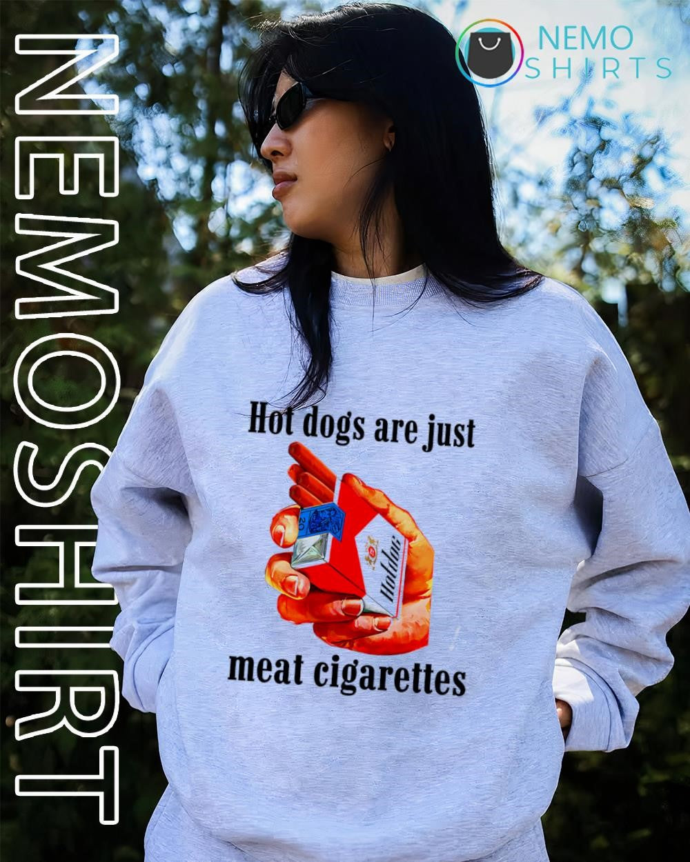 Dogs are just meat cigarettes shirt