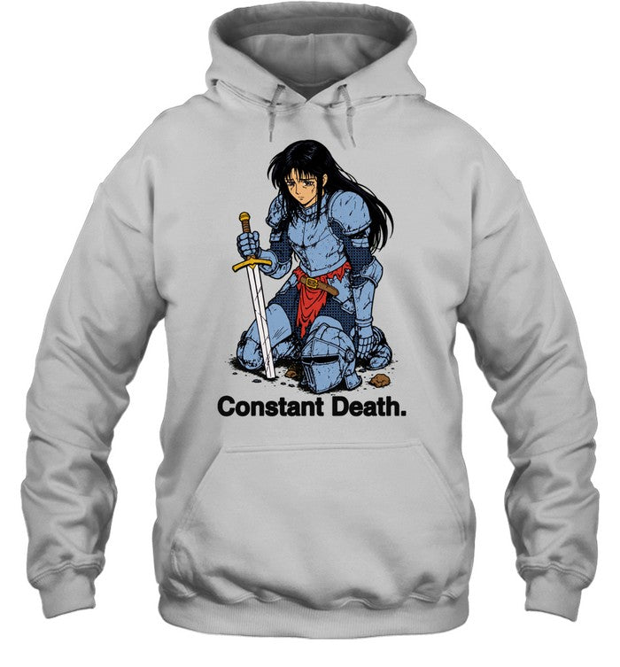 Constant Death Anime Knight Girl manga style Unisex T-Shirt