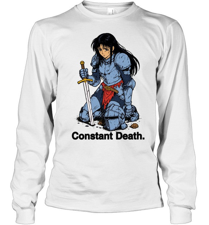 Constant Death Anime Knight Girl manga style Unisex T-Shirt