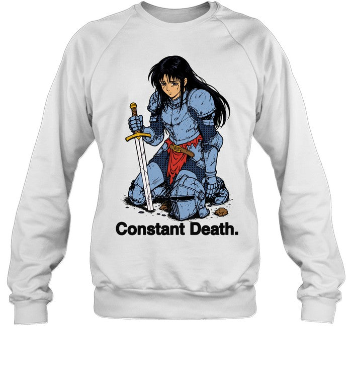 Constant Death Anime Knight Girl manga style Unisex T-Shirt
