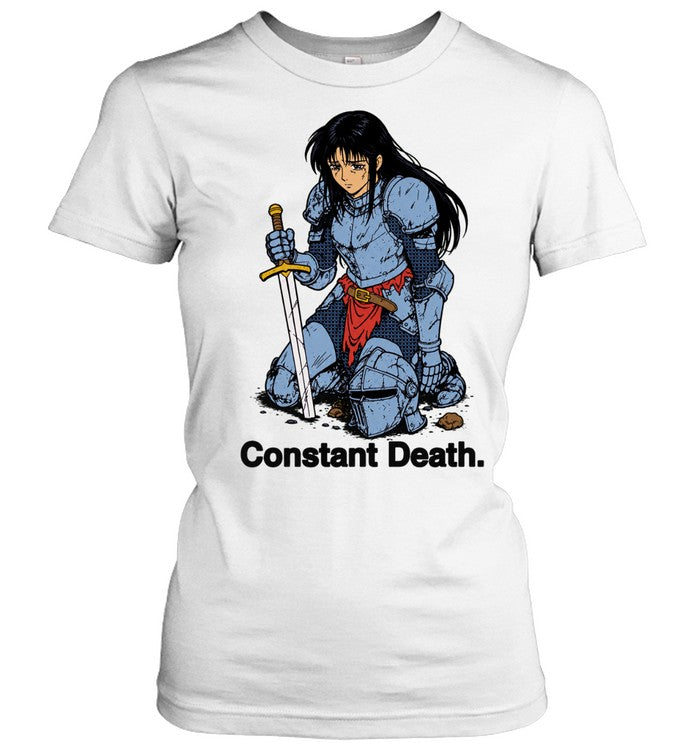 Constant Death Anime Knight Girl manga style Unisex T-Shirt