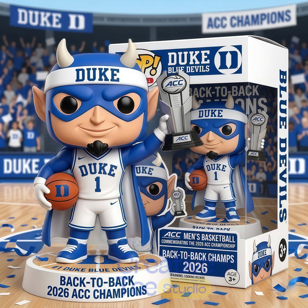 Duke Blue Devils 2026 ACC Champions Commemorative Pop Figure