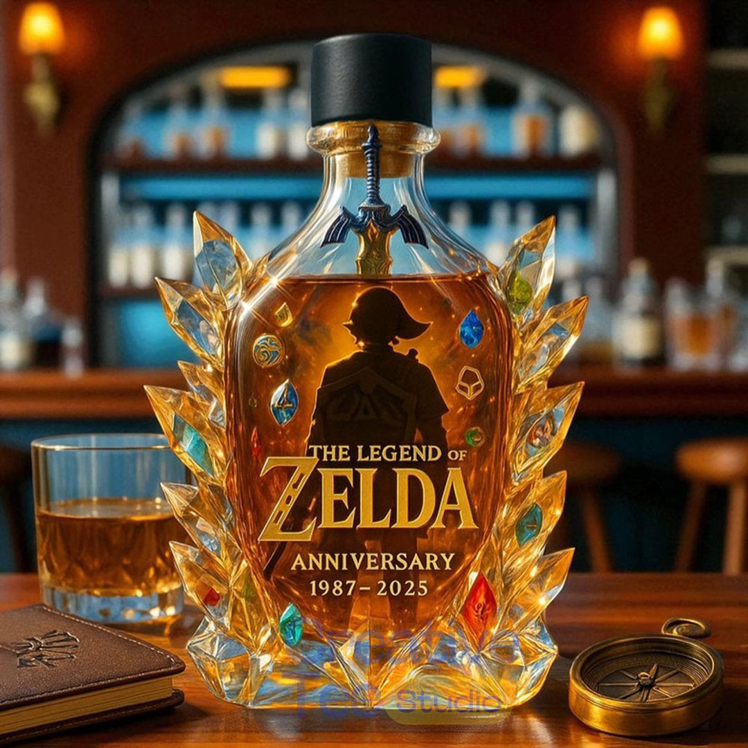 The Legend of Zelda 38th Anniversary Limited Edition Whiskey Bottle