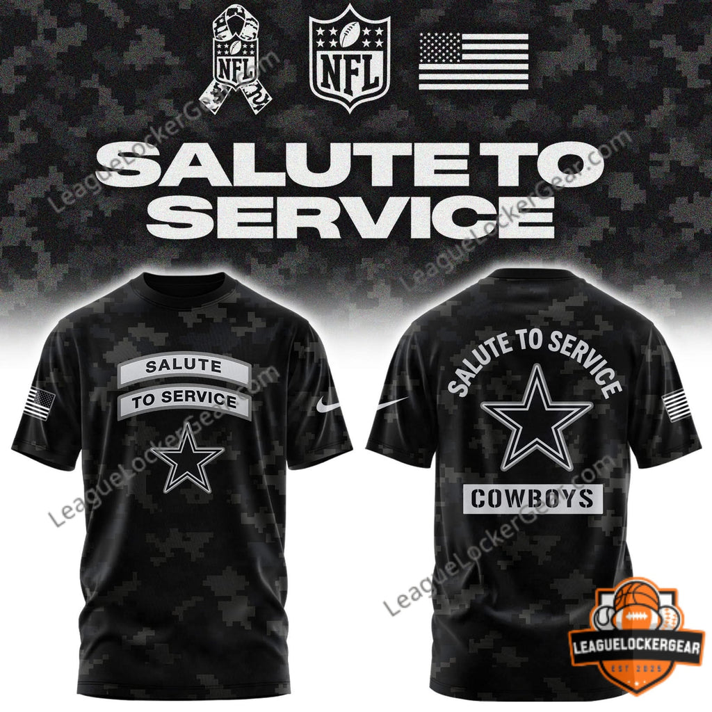 Dallas Cowboys Salute to Service 2026 T-Shirt