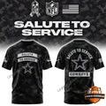 Dallas Cowboys Salute to Service 2026 T-Shirt