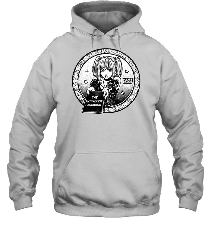 Deathnote please read it the antifascist handbook Unisex T-Shirt
