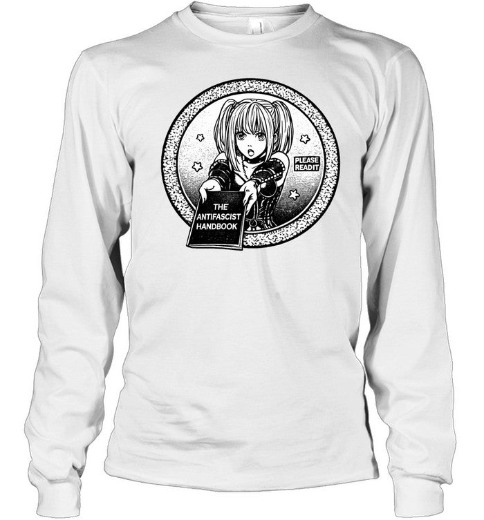 Deathnote please read it the antifascist handbook Unisex T-Shirt