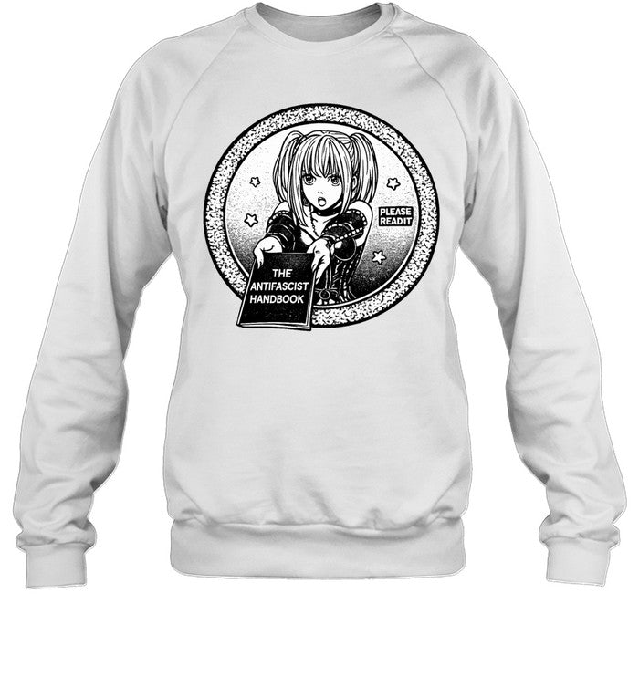 Deathnote please read it the antifascist handbook Unisex T-Shirt
