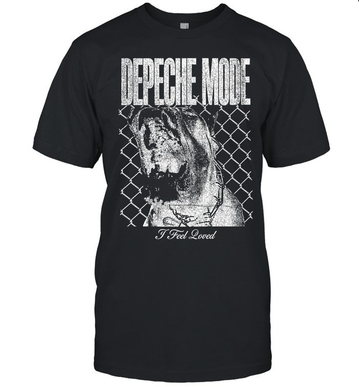 Depeche Mode I Feel Loved Dog Chain Link Fence Unisex T-Shirt