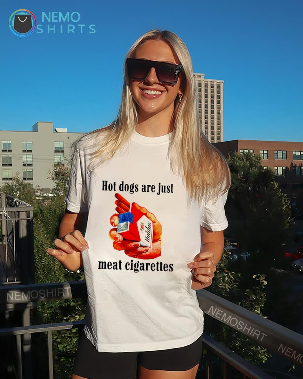 Dogs are just meat cigarettes shirt