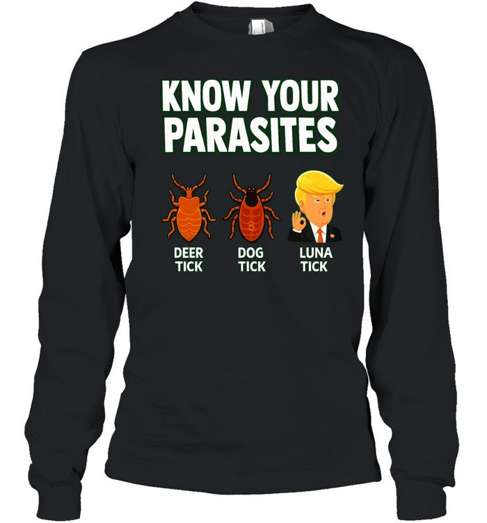 Donald Trump know your parasites deer dog Luna tick Unisex T-Shirt