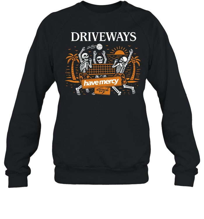 Driveways Have Mercy It’s Been A Decade Now Tour Dates Skeletons Unisex T-Shirt
