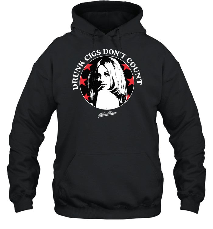 Drunk Cigs Don’t Count Maison Rapito Cigarettes Unisex T-Shirt