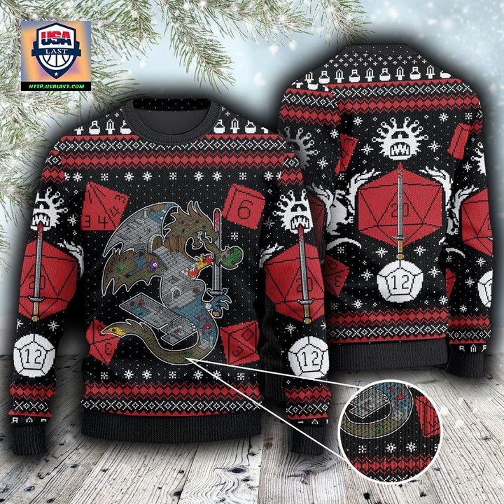 Dungeons And Dragons Gamer Ugly Sweater