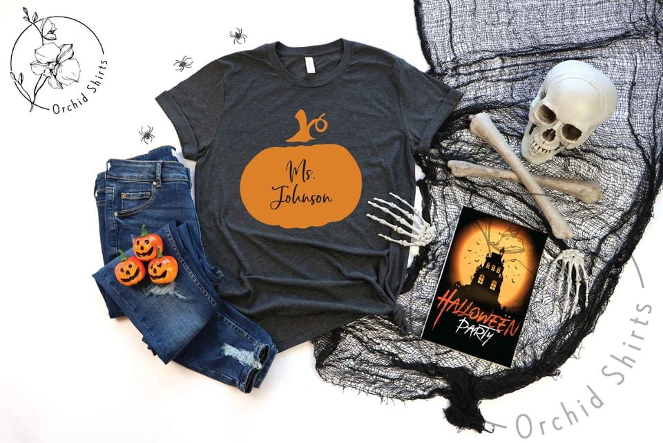 Teacher Custom Fall Shirt, Personalized Teacher Shirt