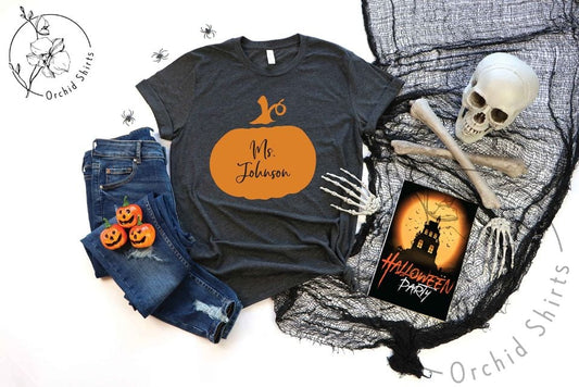 Teacher Custom Fall Shirt, Personalized Teacher Shirt