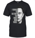 Elon Musk I Vowed To Destroy The Woke Mind Virus Unisex T-Shirt