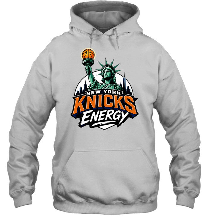 Energy Statue of Liberty Basketball Skyline Finals 2026 Unisex T-Shirt