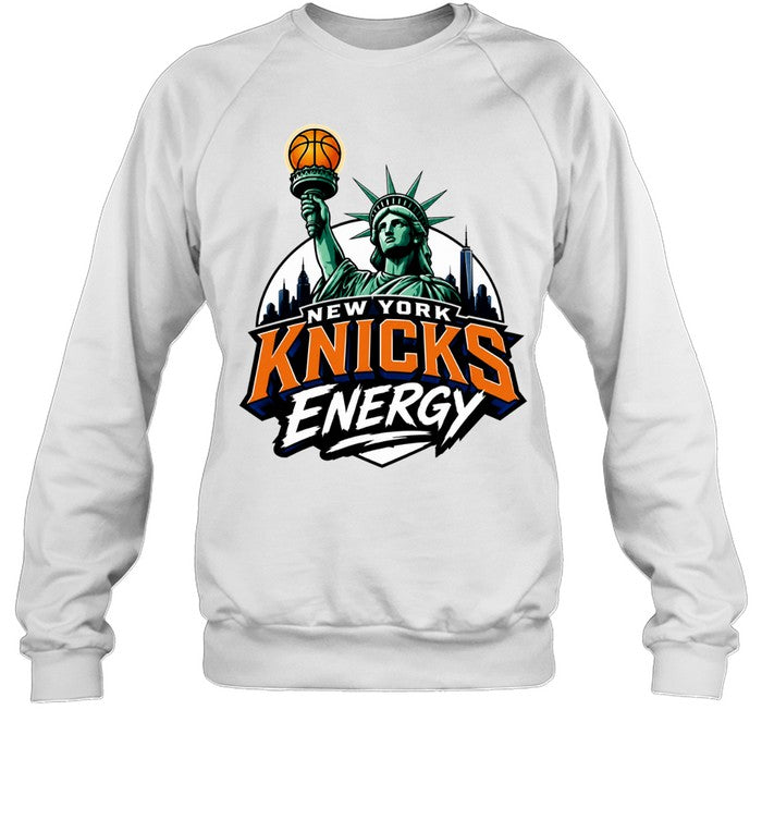 Energy Statue of Liberty Basketball Skyline Finals 2026 Unisex T-Shirt