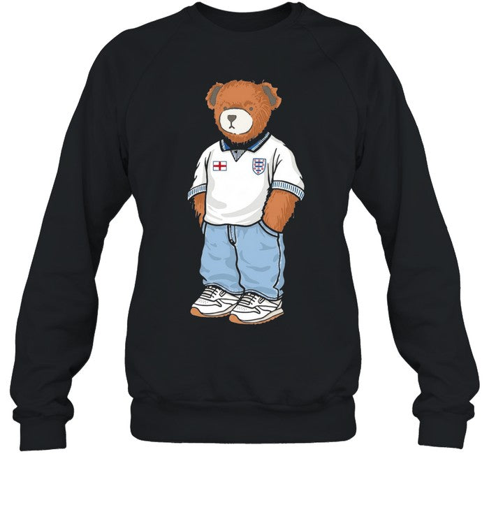 England ’90 Pickles Teddy Bear Three Lions Unisex T-Shirt