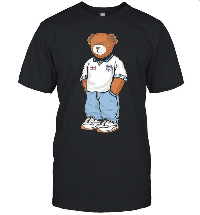 England ’90 Pickles Teddy Bear Three Lions Unisex T-Shirt