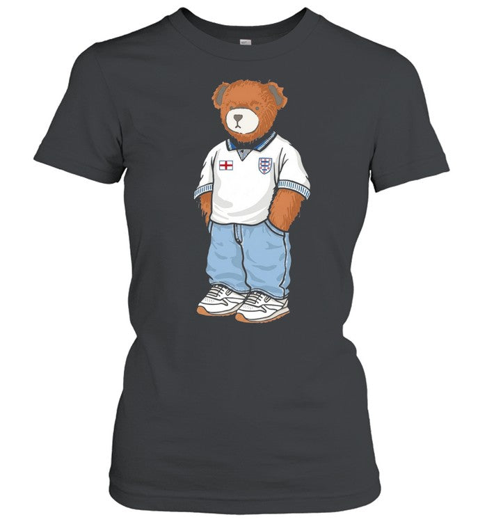 England ’90 Pickles Teddy Bear Three Lions Unisex T-Shirt