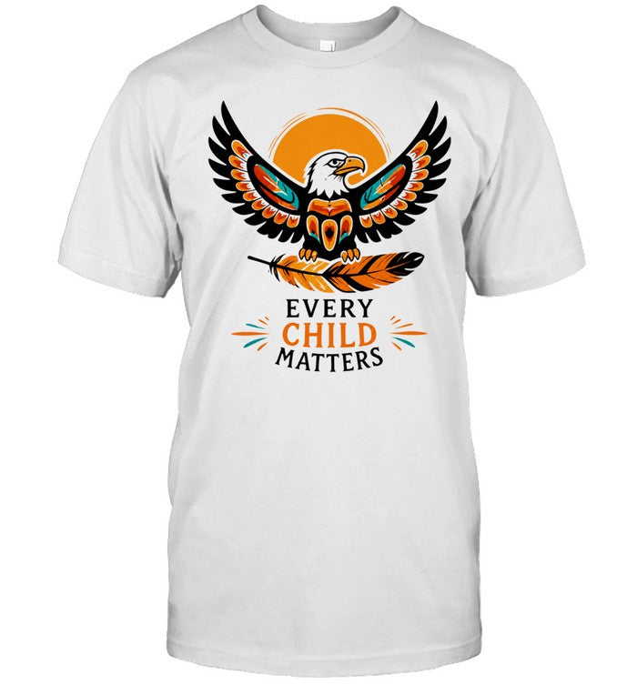 Every Child Matters Eagle Indigenous Unisex T-Shirt