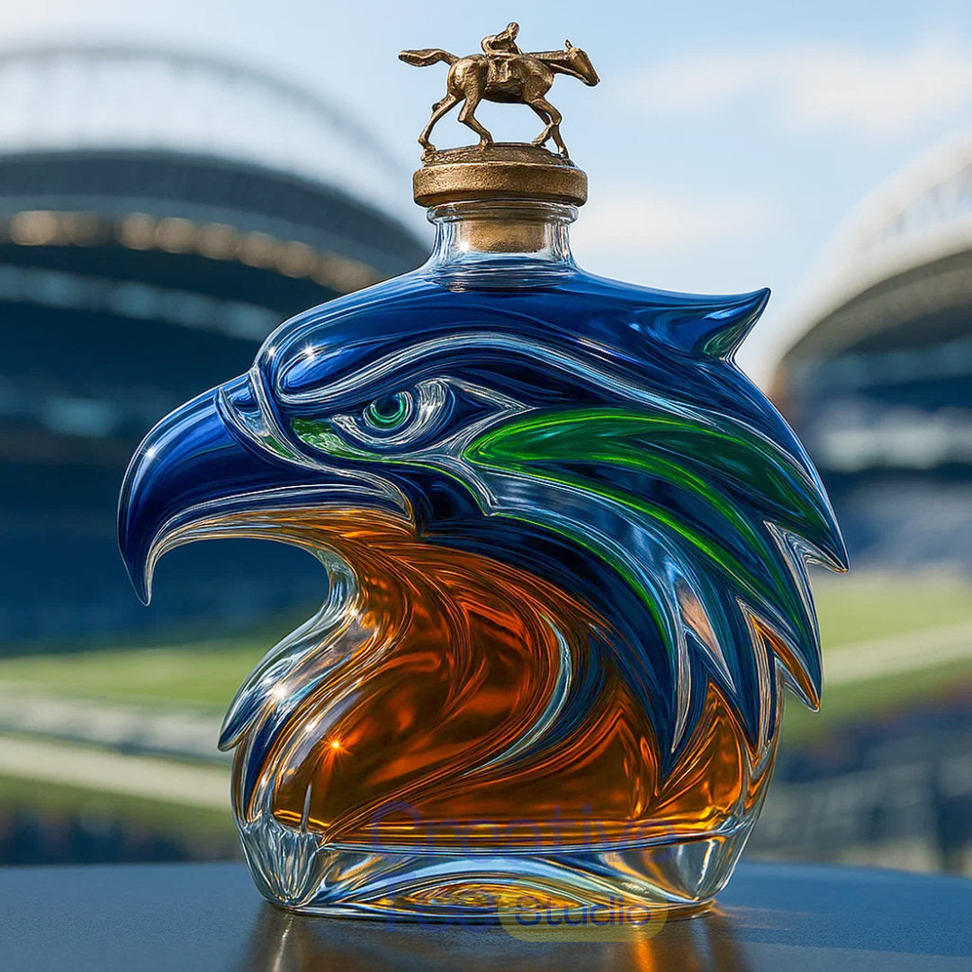 Seattle Seahawks Spirit Limited Edition Whisky Bottle