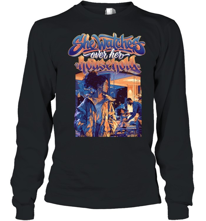 Family she watches over her household Unisex T-Shirt
