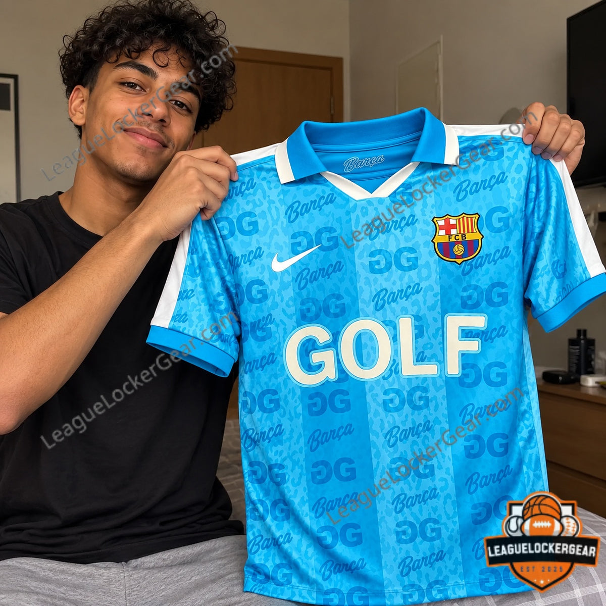 FC Barcelona Tyler, The Creator GOLF WANG Football Jersey