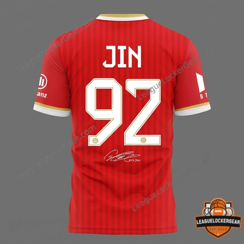 FC Bayern München BTS Collaboration Jin Jersey