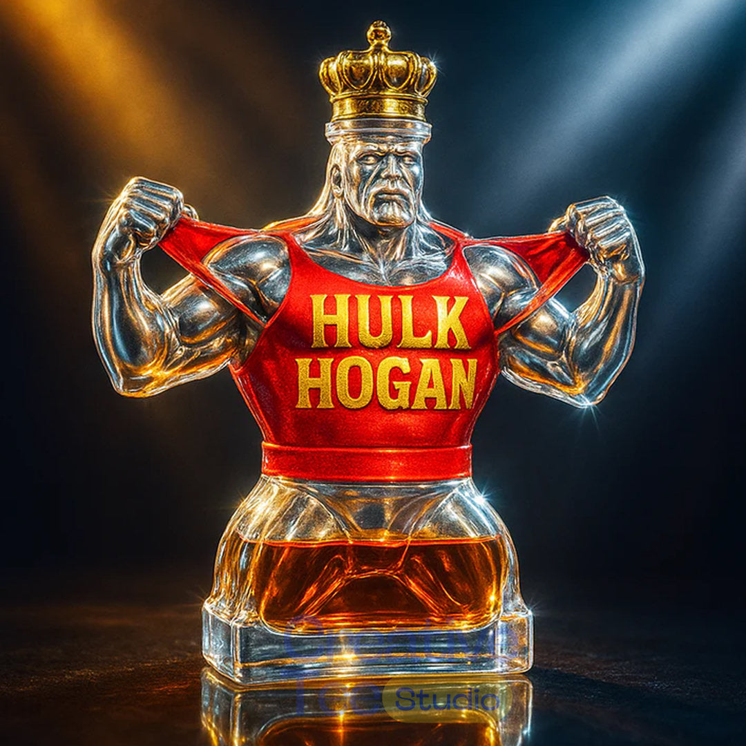 Hulk Hogan 1953-2025 Memorial Whiskey Bottle