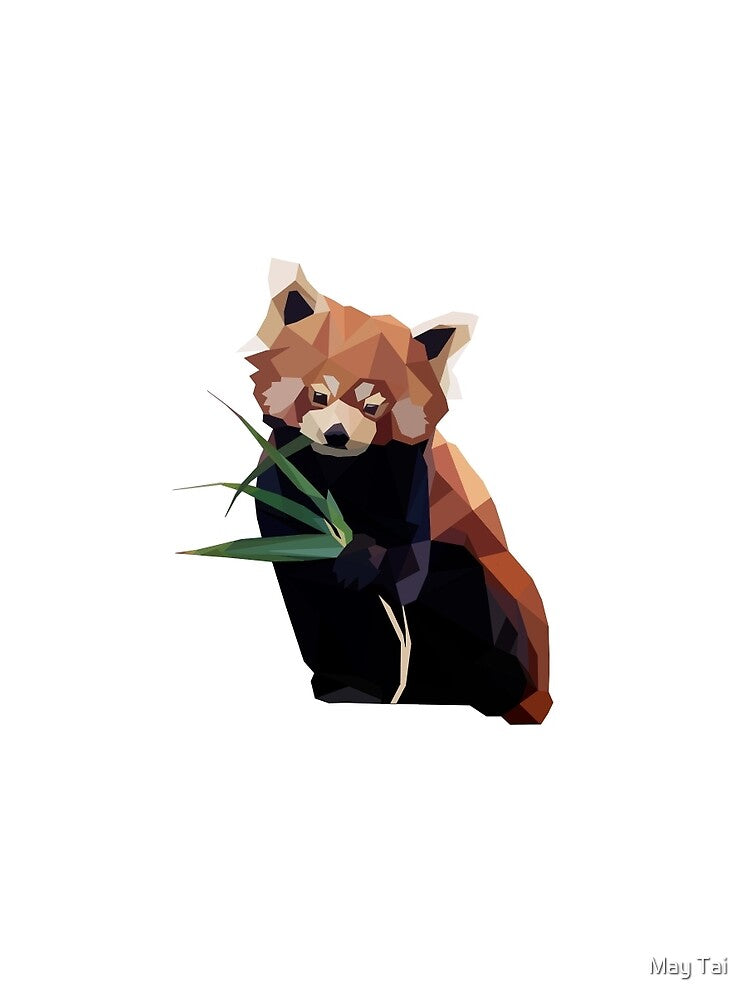 Poly Red Panda by May Tai