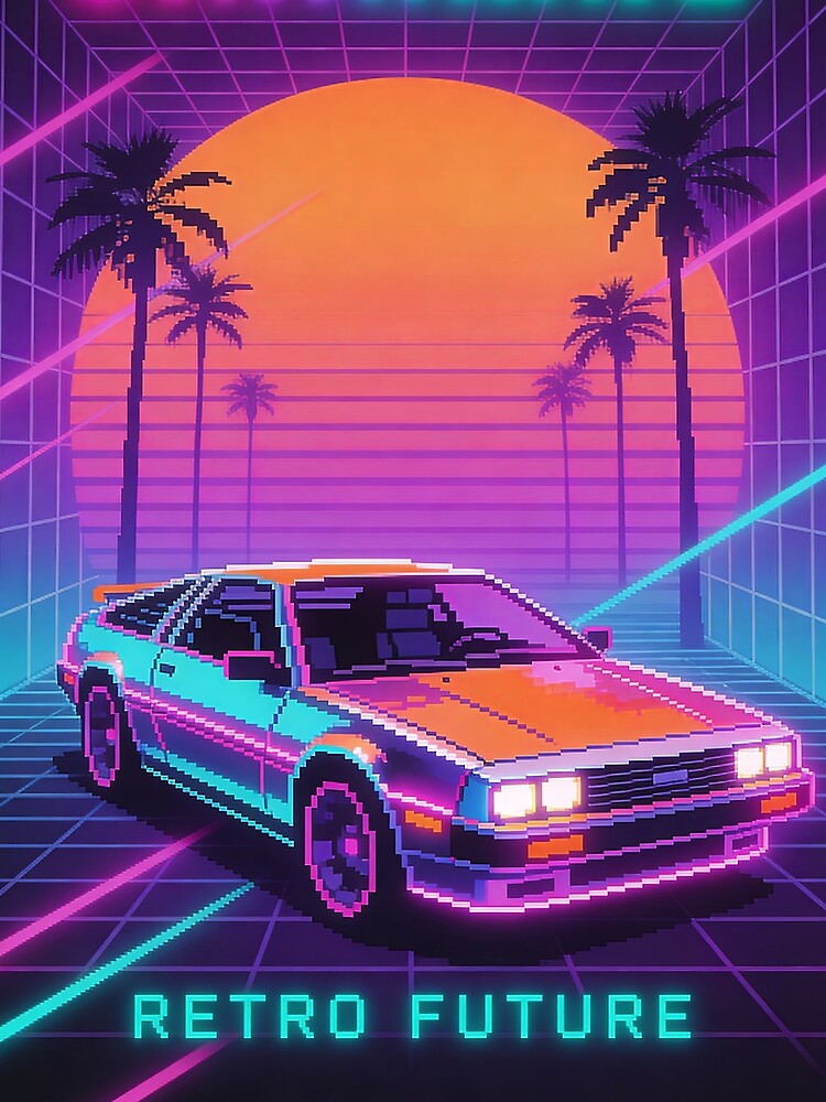Retro Future Synthwave by RetroSynthwaveDesigns