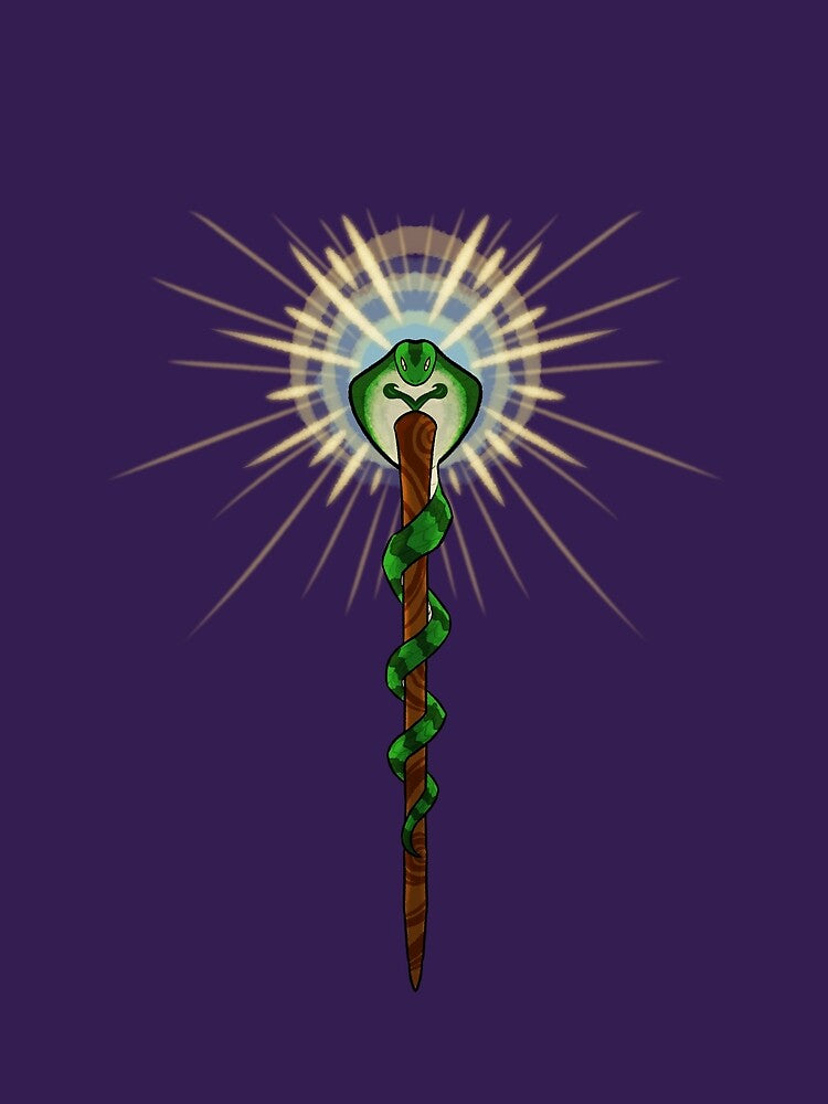 Cool snake staff by Thistlegrove